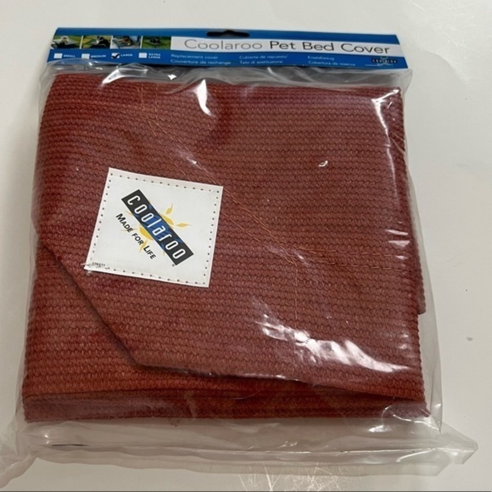 Coolaroo Replacement Cover for Steel-Framed Elevated Dog Bed Terracotta Large